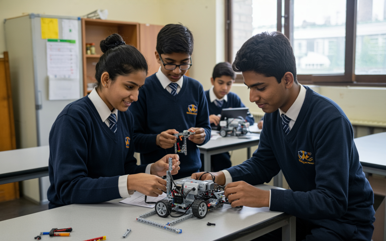 Students in classroom